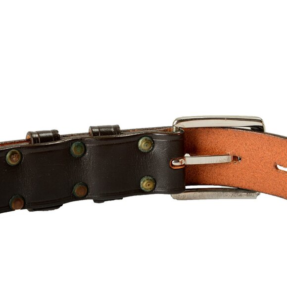 Dsquared2 Women\'s Chocolate Brown Leather Belt Sz L/44